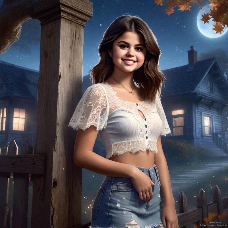 Selena Gomez in the Moonlight by an old house 2.jpg