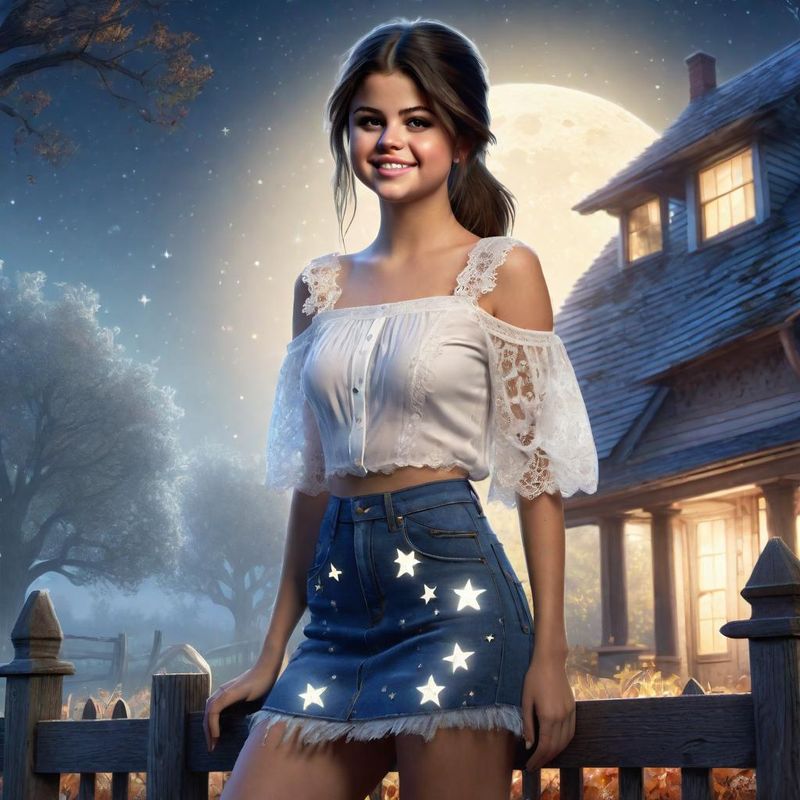 Selena Gomez in the Moonlight by an old house 1.jpg