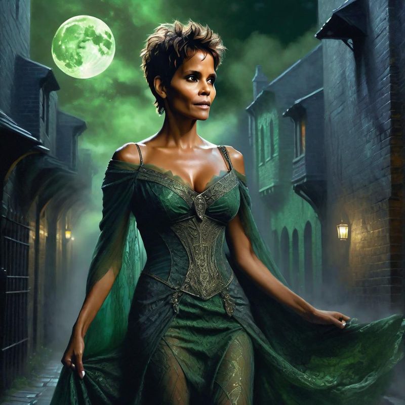 Halle Berry in a medieval dress in a dark alley 2.jpg