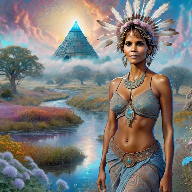 Halle Berry as an Indian Sqauw on the Prairie 4.jpg
