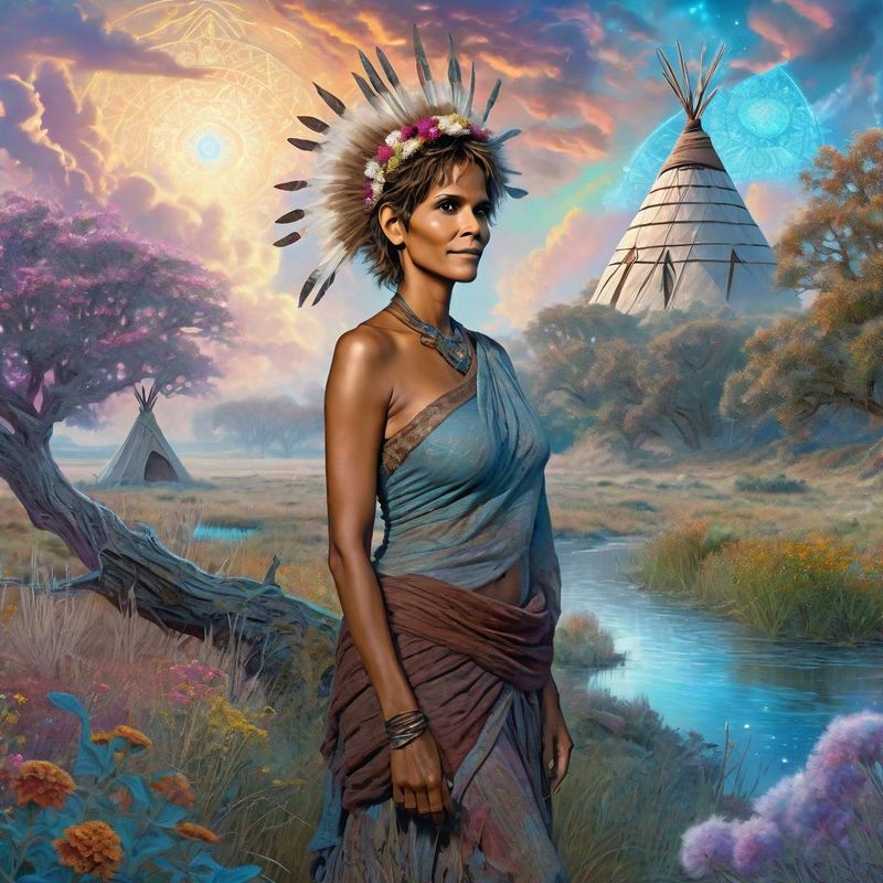 Halle Berry as an Indian Sqauw on the Prairie 2.jpg