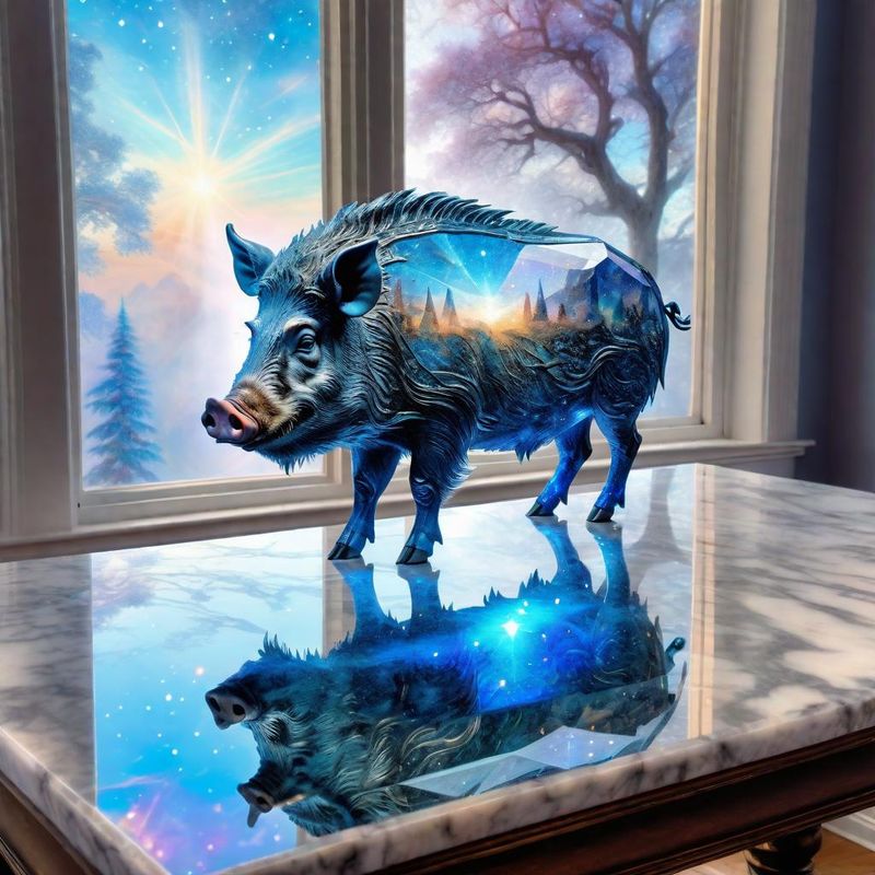 Crystal wild boar on a marble table top 4.jpg