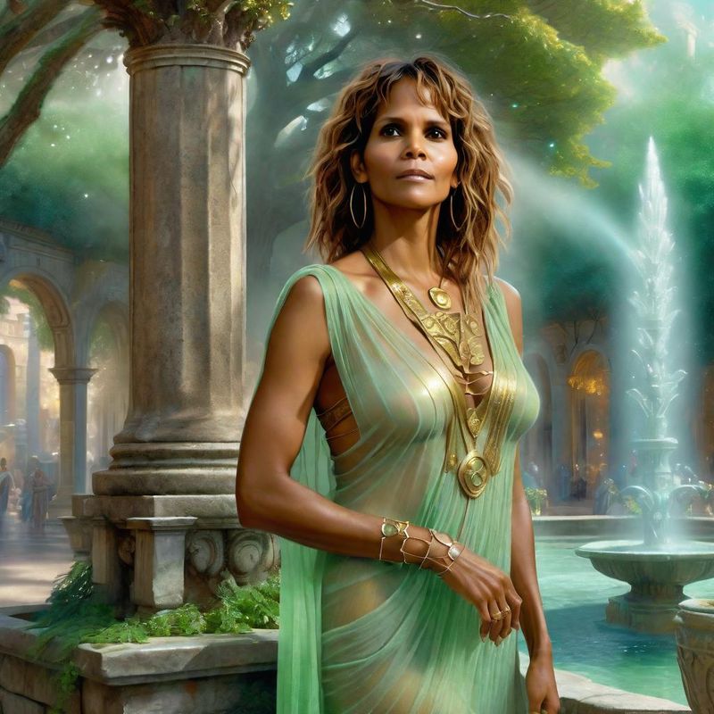 Halle Berry in a Roman Tunic in a Roman Fantasy World 3.jpg