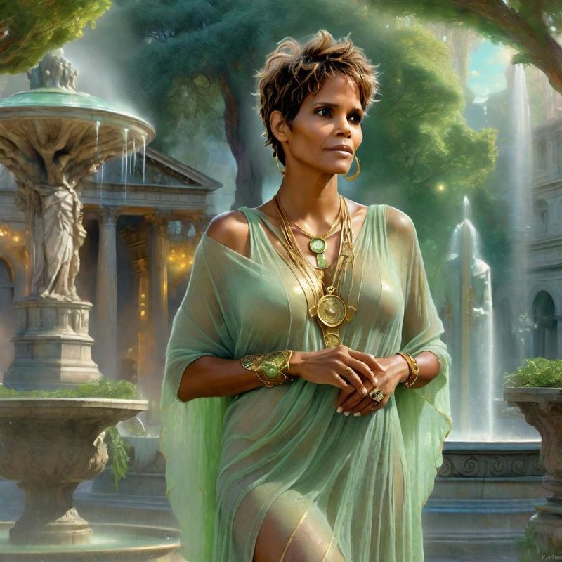 Halle Berry in a Roman Tunic in a Roman Fantasy World 2.jpg