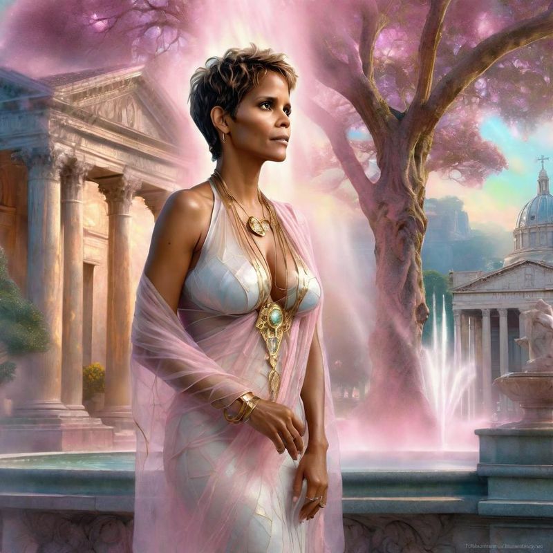 Halle Berry in a Roman stole in a Roman Fantasy World 4.jpg