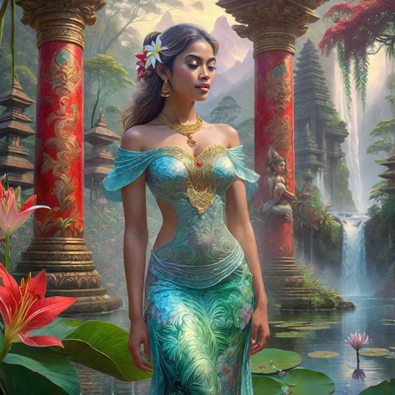 Young Sensual Women in the jungle of Bali near a Hindu temple 1.jpg