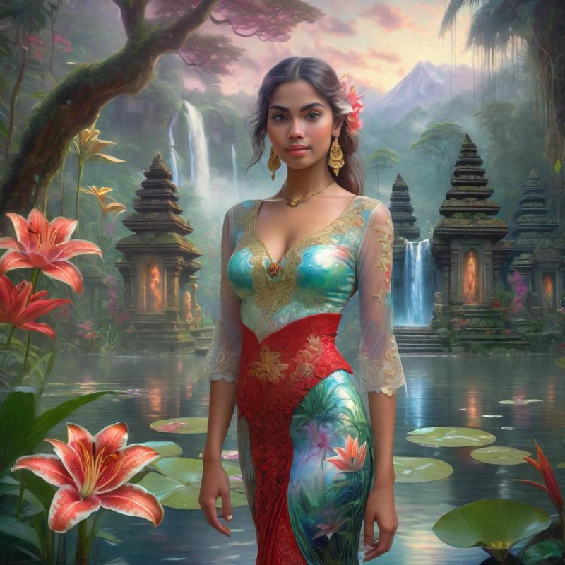 Young Sensual Women in the jungle of Bali near a Hindu temple 2.jpg