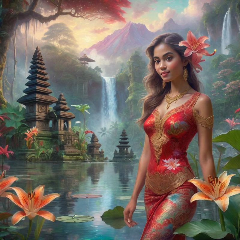 Young Sensual Women in the jungle of Bali near a Hindu temple 3.jpg