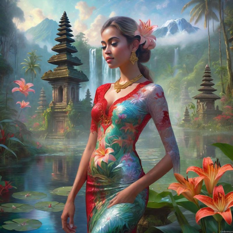 Young Sensual Women in the jungle of Bali near a Hindu temple 4.jpg