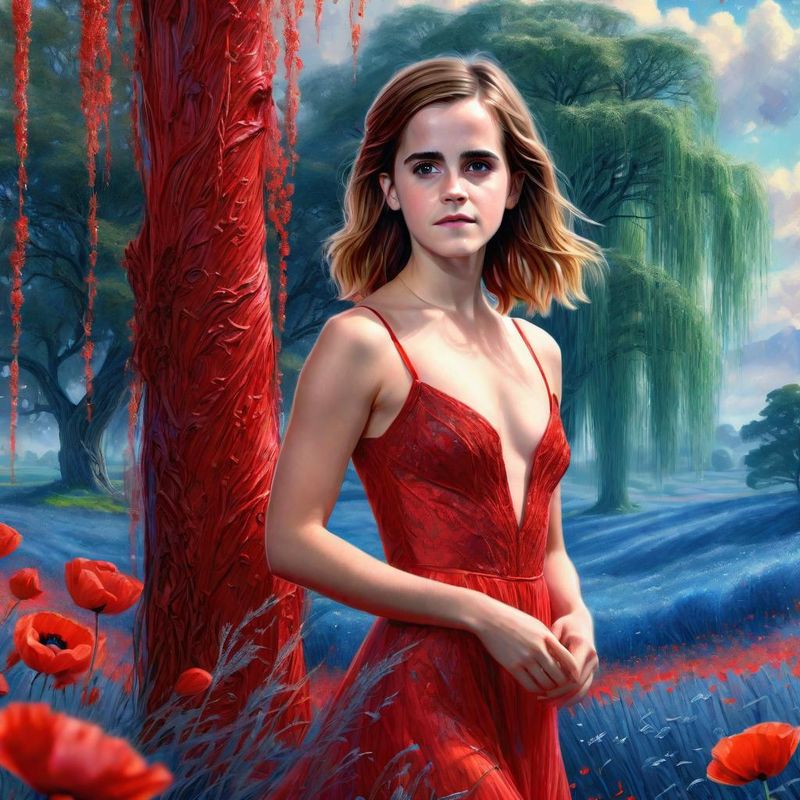 Emma Watson in a Poppy Field 5.jpg