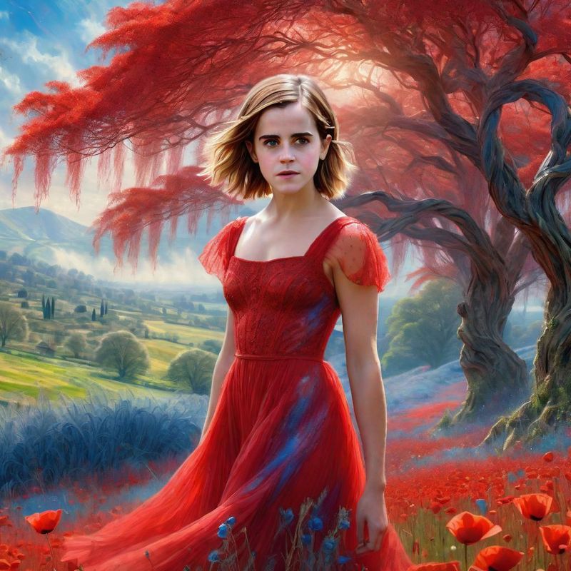 Emma Watson in a Poppy Field 3.jpg