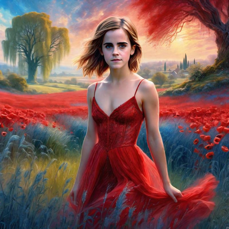 Emma Watson in a Poppy Field 2.jpg