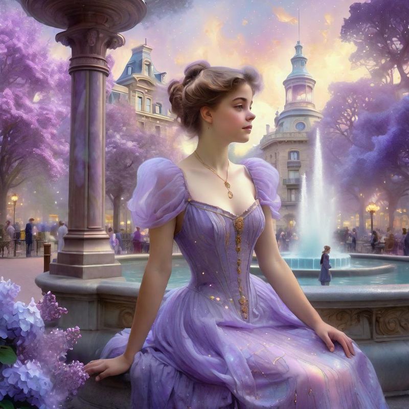 Young Women in a Belle Epaque dress in a Belle Epoque fantasy world 5.jpg