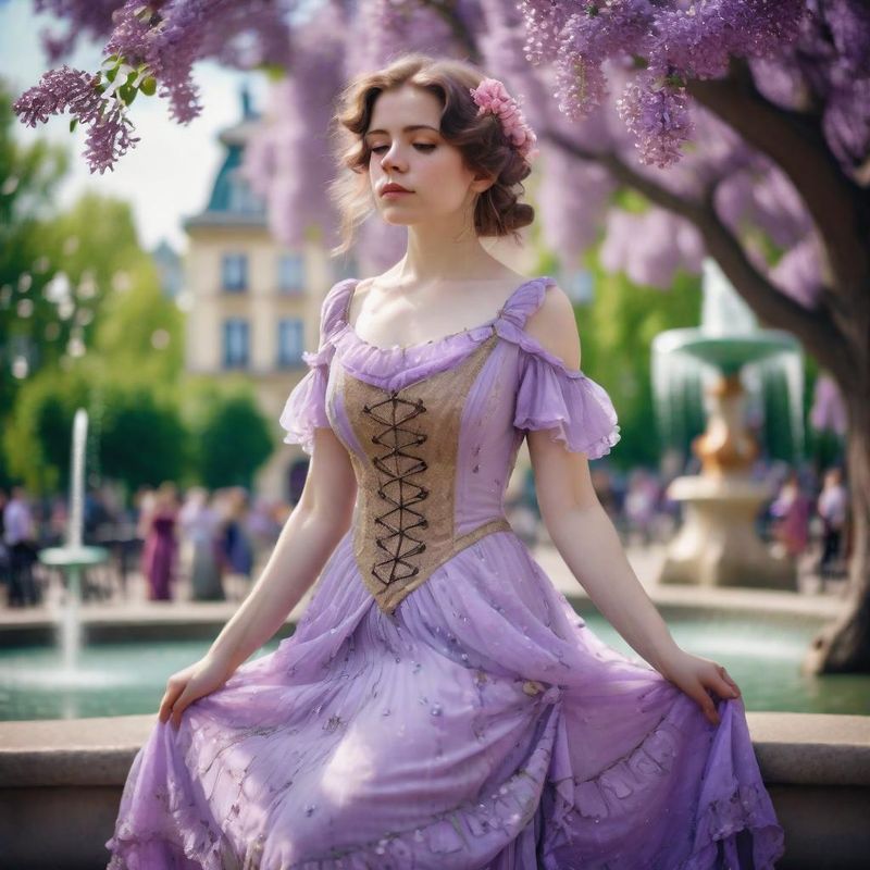 Young Women in a Belle poque dress in a Belle poque fantasy world 7.jpg