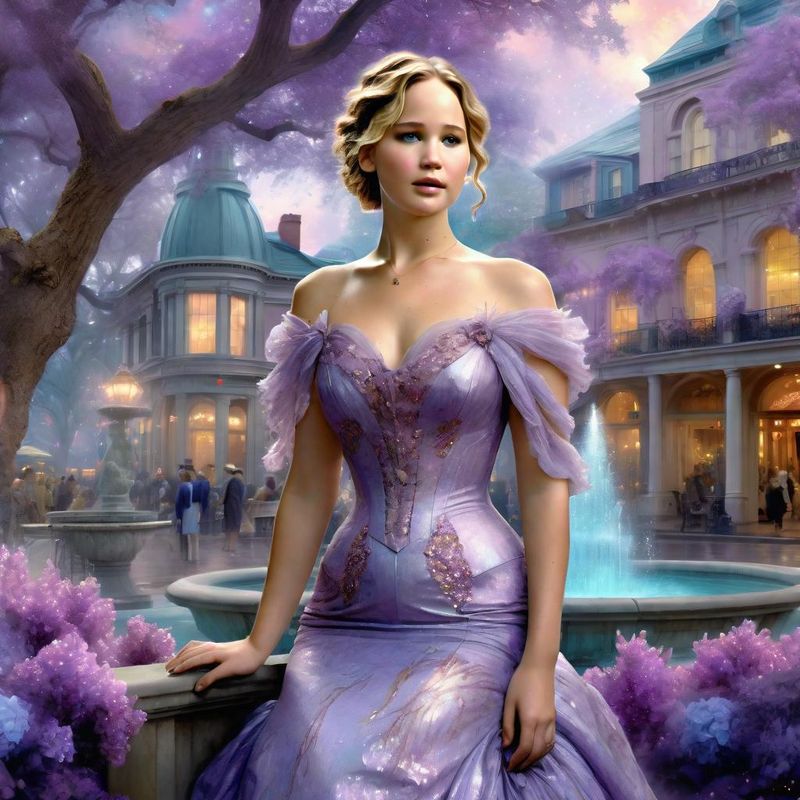 Jennifer Lawrence in a Belle époque dress in a Belle époque fantasy world 3.jpg