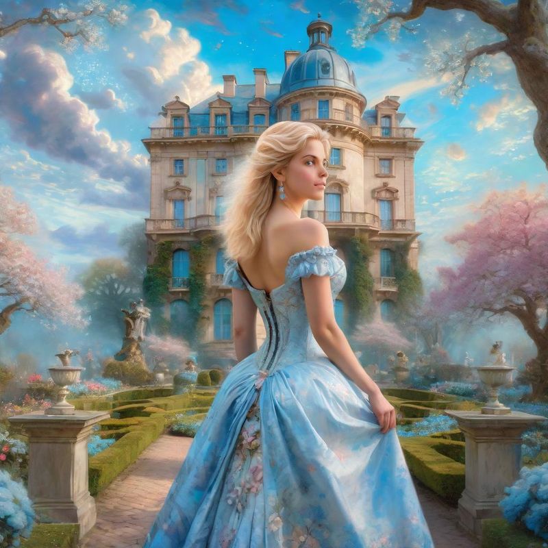 Young Sensual women Standing on a 18 century Palace garden 7.jpg