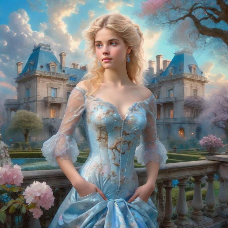 Young Sensual women Standing on a 18 century Palace garden 6.jpg