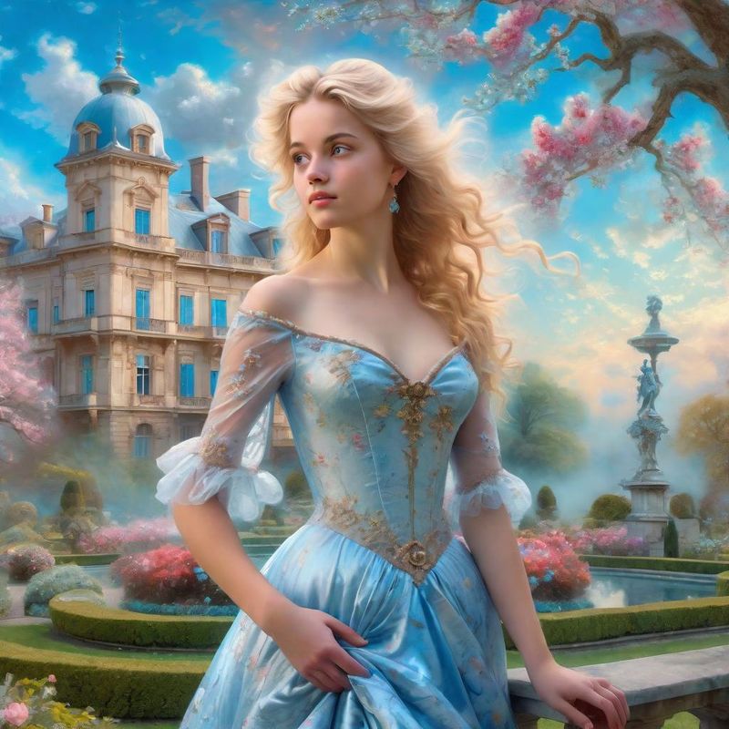 Young Sensual women Standing on a 18 century Palace garden 5.jpg