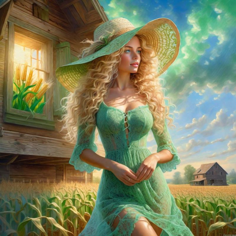 Young Sensual Women in a Corn field 5.jpg
