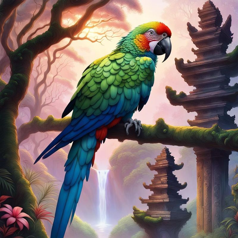 Parrot in the Jungle of Bali 2.jpg