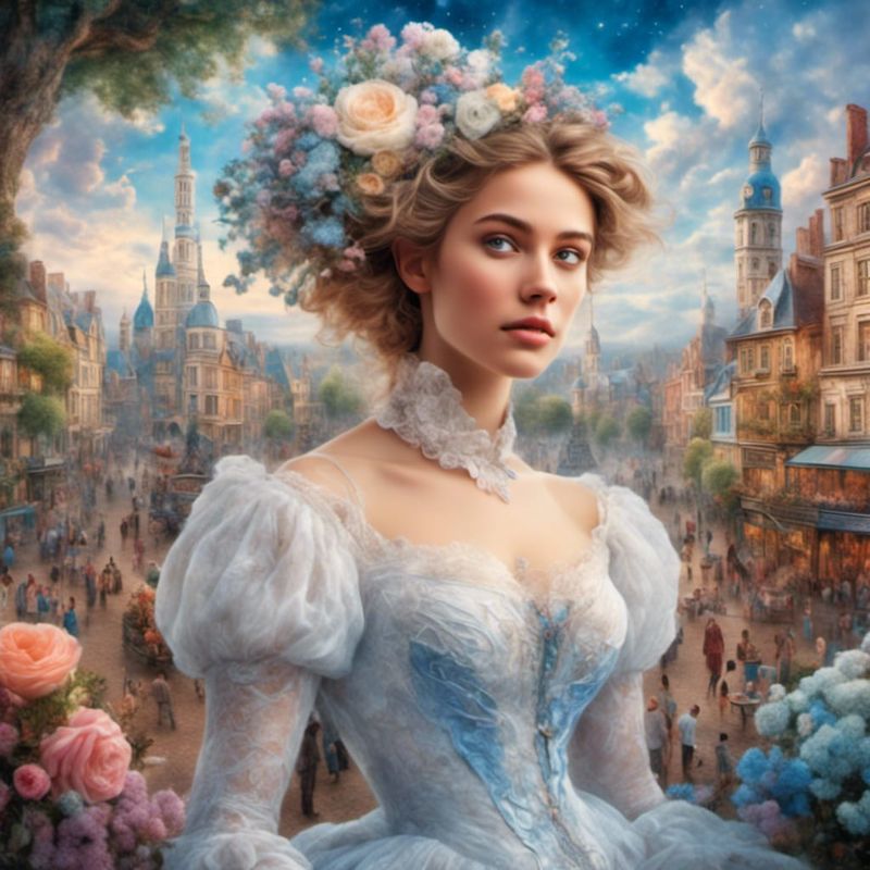 Young sensual Women Standing on a 18 century marketplace 2.jpg