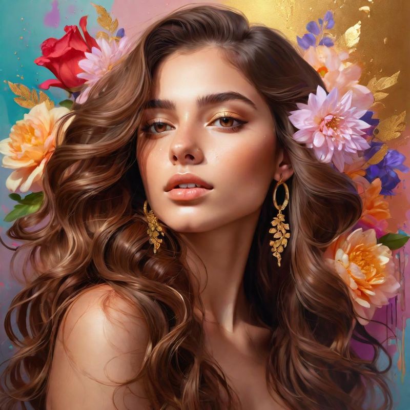 Young Sensual Women with brown Hair, Portret 2.jpg