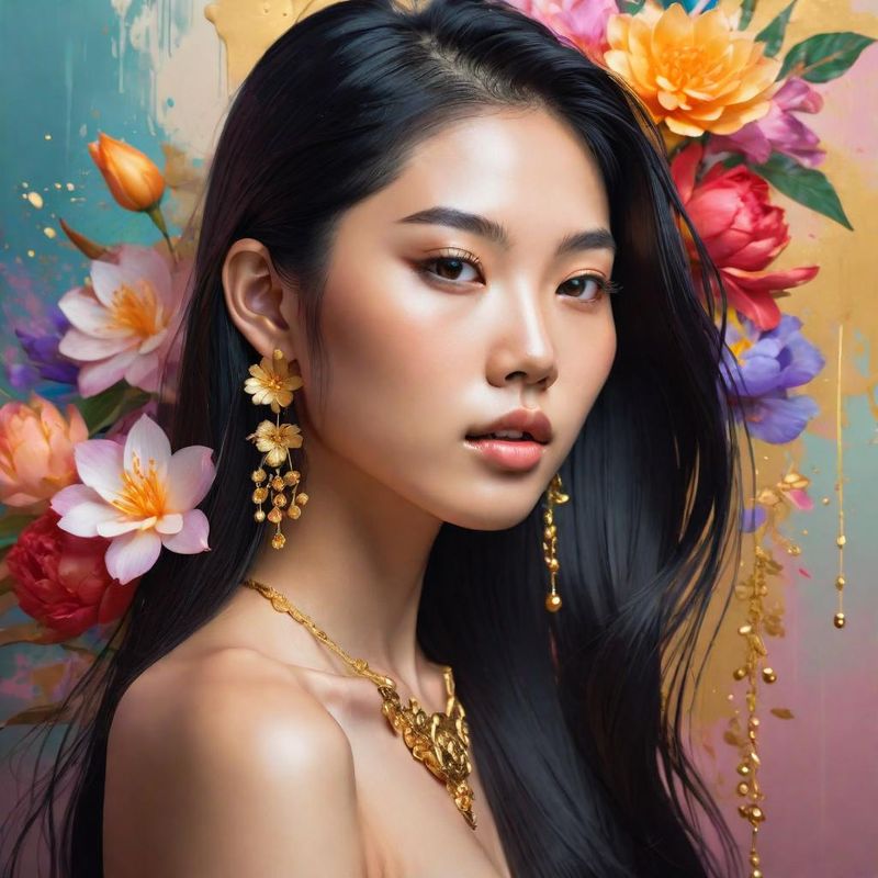 Young Sensual Asian Women with Long smooth black Hair, Portret 1.jpg