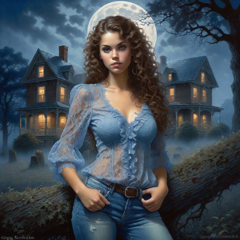 Young Beautiful Women in a mystic World 2.jpg