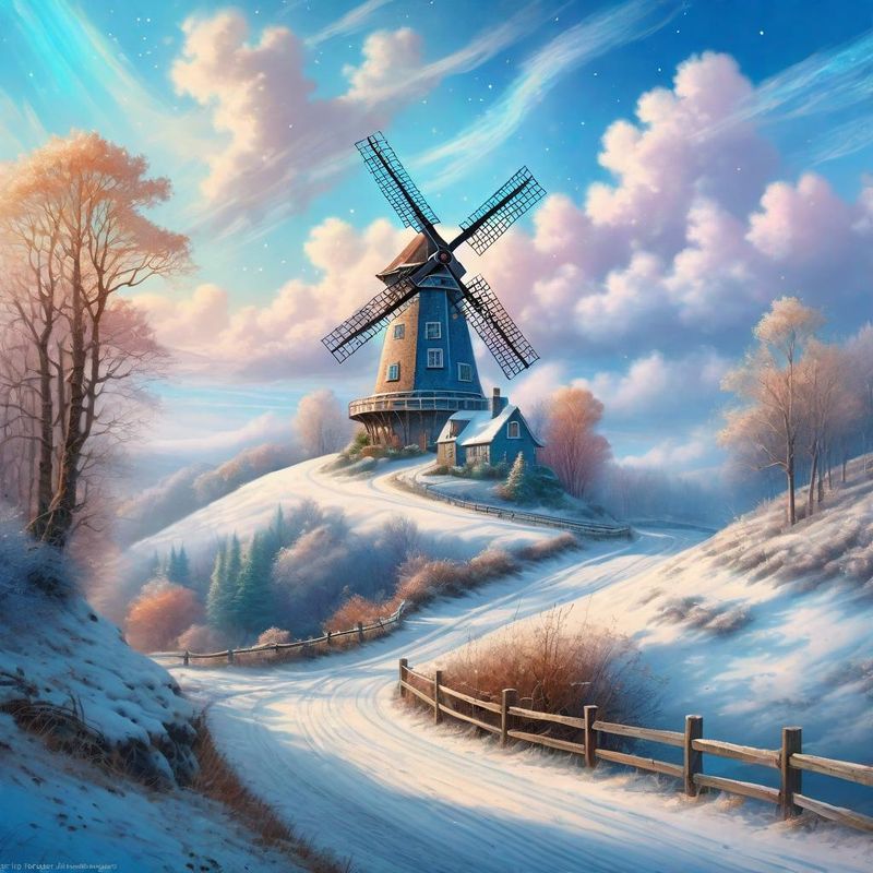 a windmill on a hill - Winter.jpg