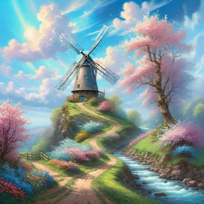 a windmill on a hill - Spring.jpg