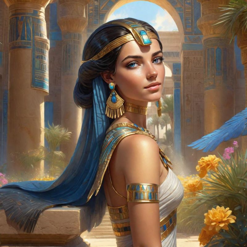 Young Woman in a garden in Ancient Egypt 6.jpg