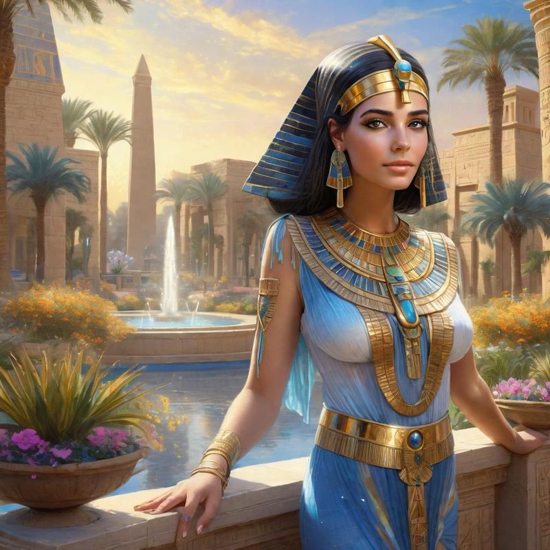 Young Woman in a garden in Ancient Egypt 5.jpg