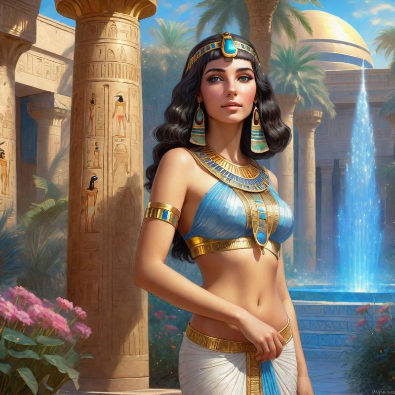 Young Woman in a garden in Ancient Egypt 3.jpg