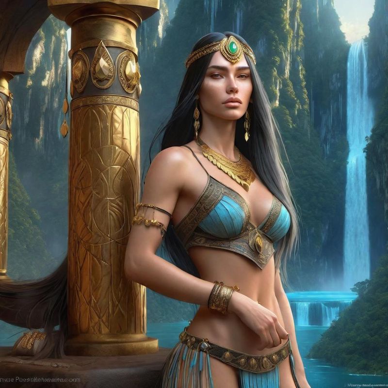Young Beautiful Amazone in a Fantasy World 4.jpg