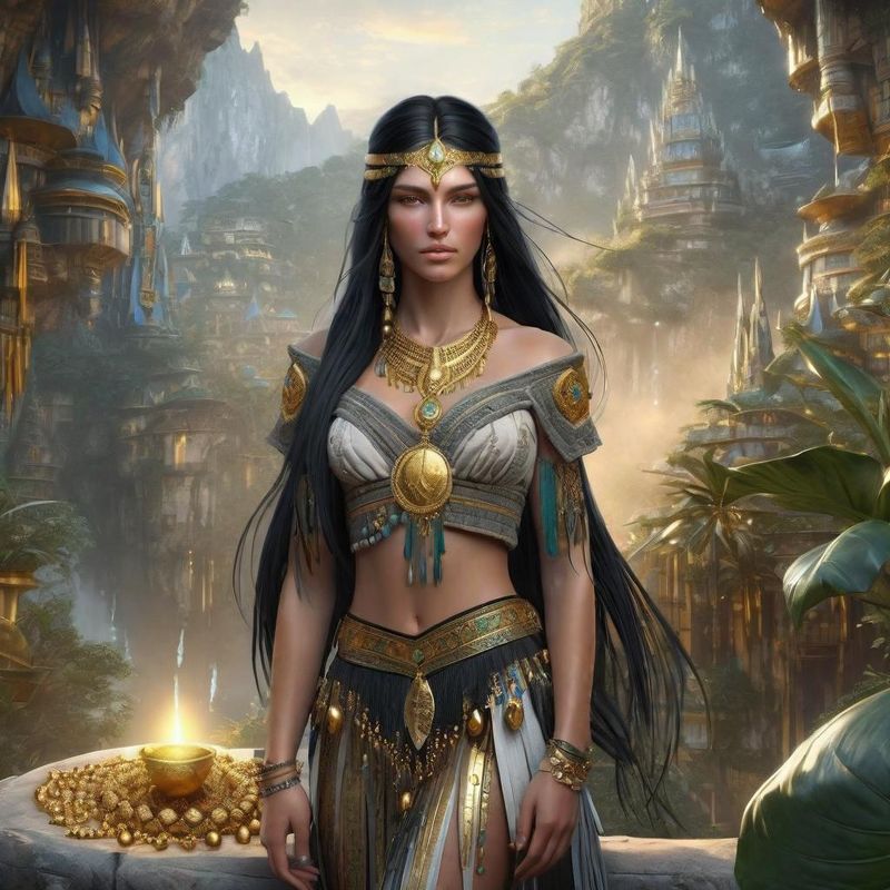 Young Beautiful Amazone in a Fantasy World 11.jpg