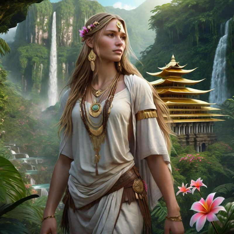 Young Beautiful Amazone in the Rainforest 1.jpg