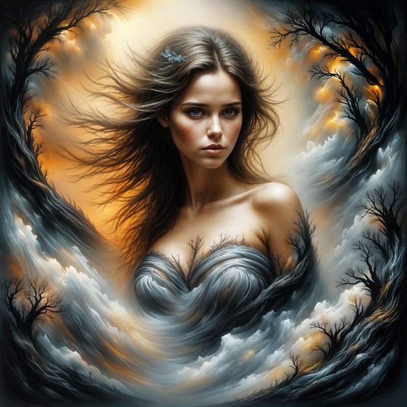 Emma Watson, Portret, Silence of Nature 1