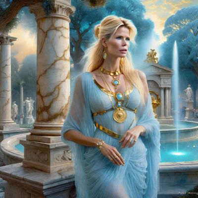 Claudia Schiffer in a Roman palla in a Roman Fantasy World 2.jpg