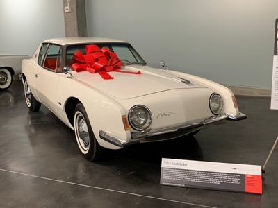 1963 Studebaker Avanti. The first production unit, donated to the museum by Daniel Cook. (5376)
