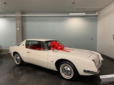 1963 Studebaker Avanti. The first production unit, donated to the museum by Daniel Cook. (5377)