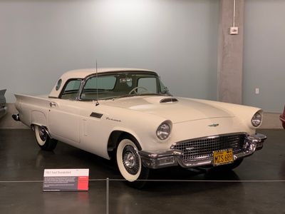 1957 Ford Thunderbird, donated to the museum in honor of Paul and Shiffy Blaser (5394)