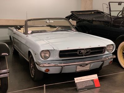 1965 Ford Mustang Convertible, donated to the museum by Doug and Donna Lynch (5437)