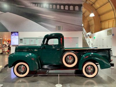 1946 Ford Pickup, donated to the museum from the Harold and Nancy LeMay Collection (5462)