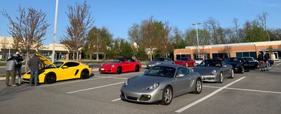 (2) Drive to the Porsche Swap Meet by tour master A.G.A., April 31, 2022, 19 people, 12 cars (1575)
