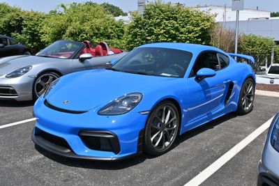 2022 Porsche 718 Cayman GT4 (982) in Shark Blue (DSC_1830)