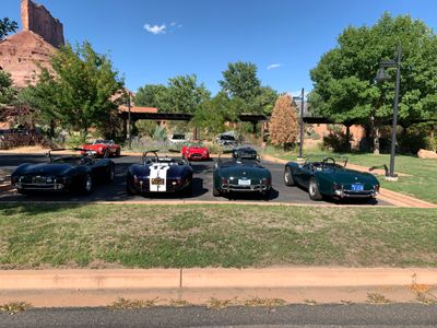 After lunch, seven genuine, original and rare Shelby Cobras from the 1960s. (8952)
