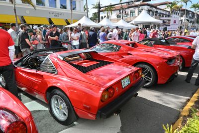 Left, Ferrari 308 GTS Quattrovalvole and Ferrari 488 Spider (1444)