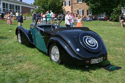 1938 Bugatti Type 57C Stelvio Cabriolet by Gangloff -- Best in Class, Bugatti Touring, John Shibles, NJ (0607)