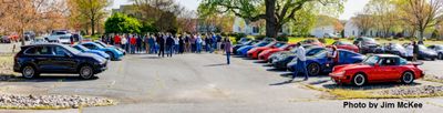 Drivers' meeting, PCA Chesapeake's Eastern Shore Tour, photo by Jim McKee (1280)