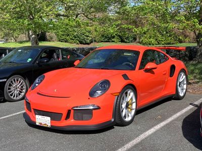 2016 Porsche 911 GT3 RS (991.1) in Lava Orange, PCA Chesapeake's Eastern Shore Tour (2198)